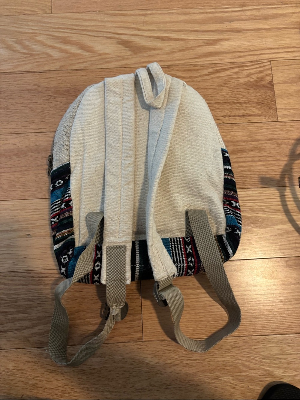 Multicolor Patchwork Men’s Backpack - Picture 3 of 3